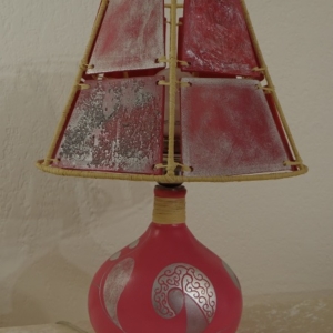 lampe-rose-art-nouveau