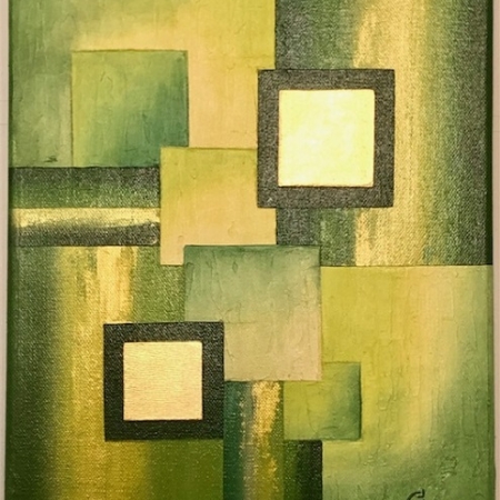 abstrait-cubique-vert-or